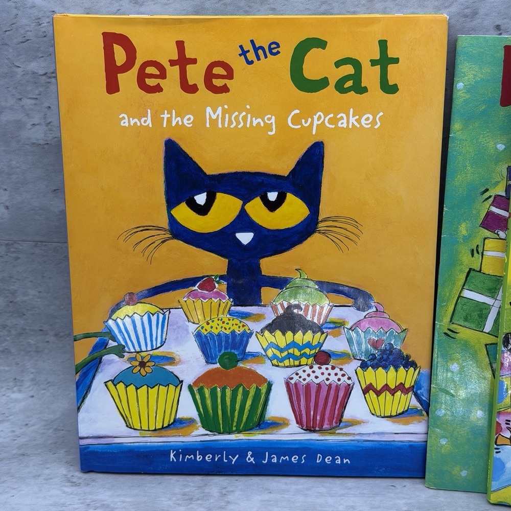 Lot of 8 Pete the Cat Picture Books by Kimberly & James Dean PB & HC Mix - Picture 2 of 6